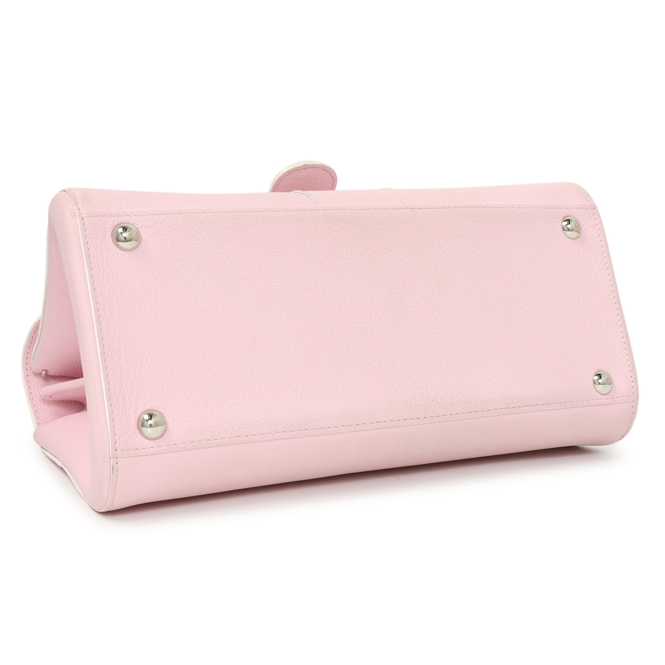 Exclusive Delvaux Nakuru Calfskin Mini Brillant East West Satchel — Back View