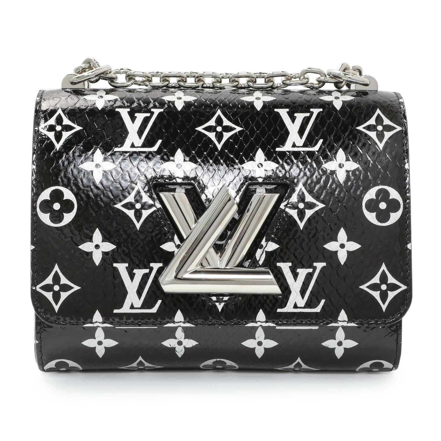 Exclusive Louis Vuitton Monogram Coated Python Twist PM — Side View