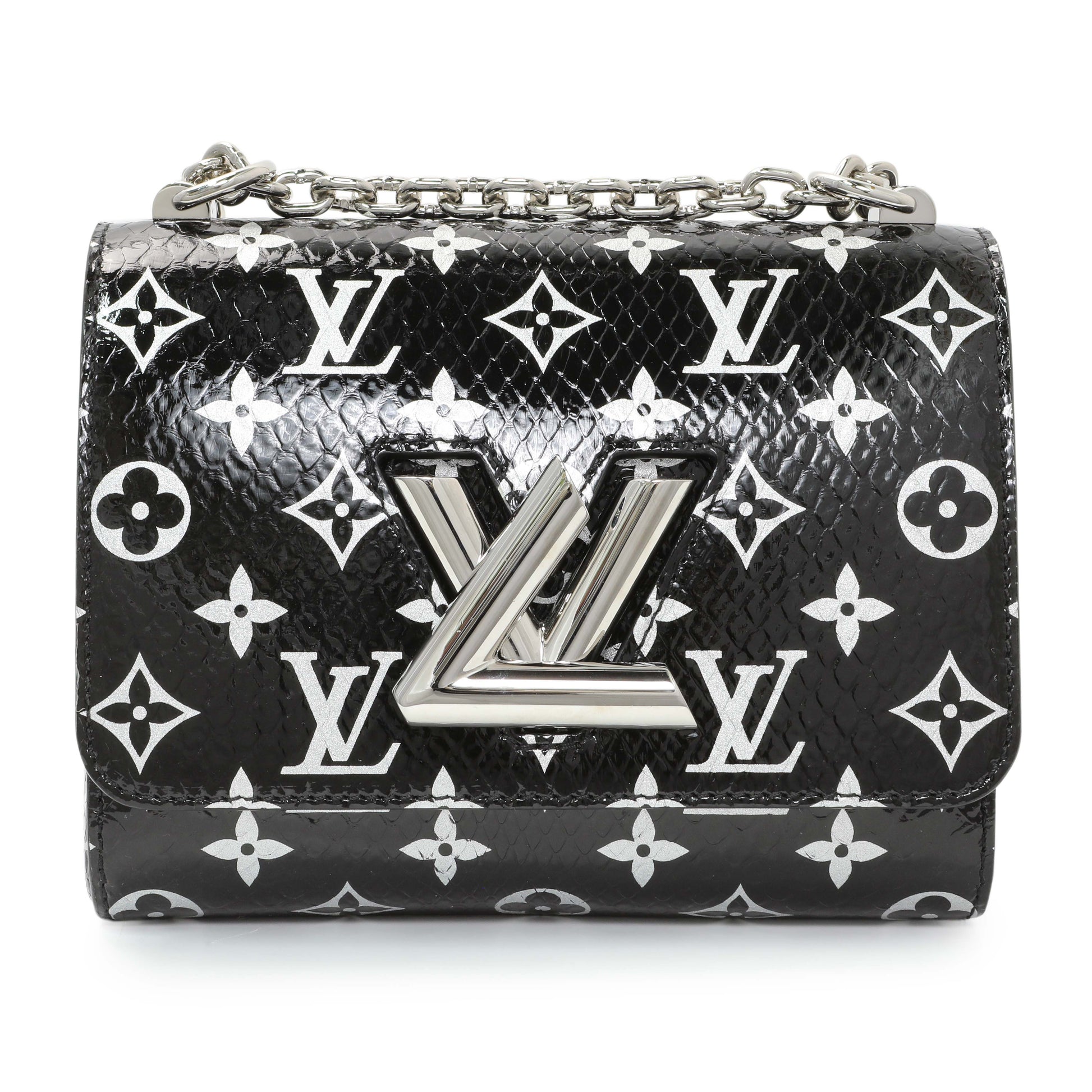 Exclusive Louis Vuitton Monogram Coated Python Twist PM — Side View