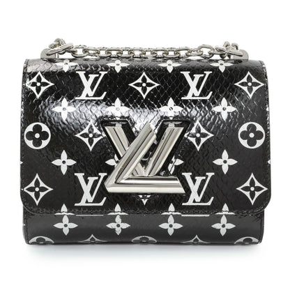 Exclusive Louis Vuitton Monogram Coated Python Twist PM — Side View