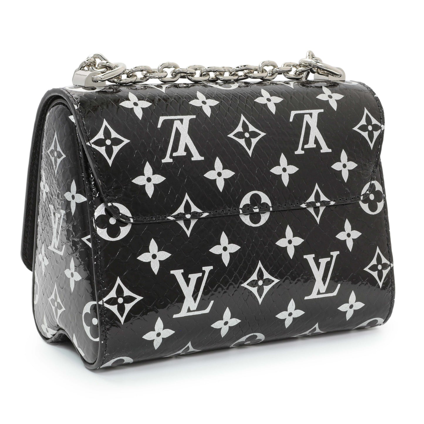 Exclusive Louis Vuitton Monogram Coated Python Twist PM — Back View