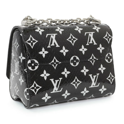 Exclusive Louis Vuitton Monogram Coated Python Twist PM — Back View