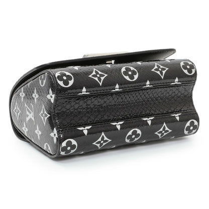 Exclusive Louis Vuitton Monogram Coated Python Twist PM — Top View