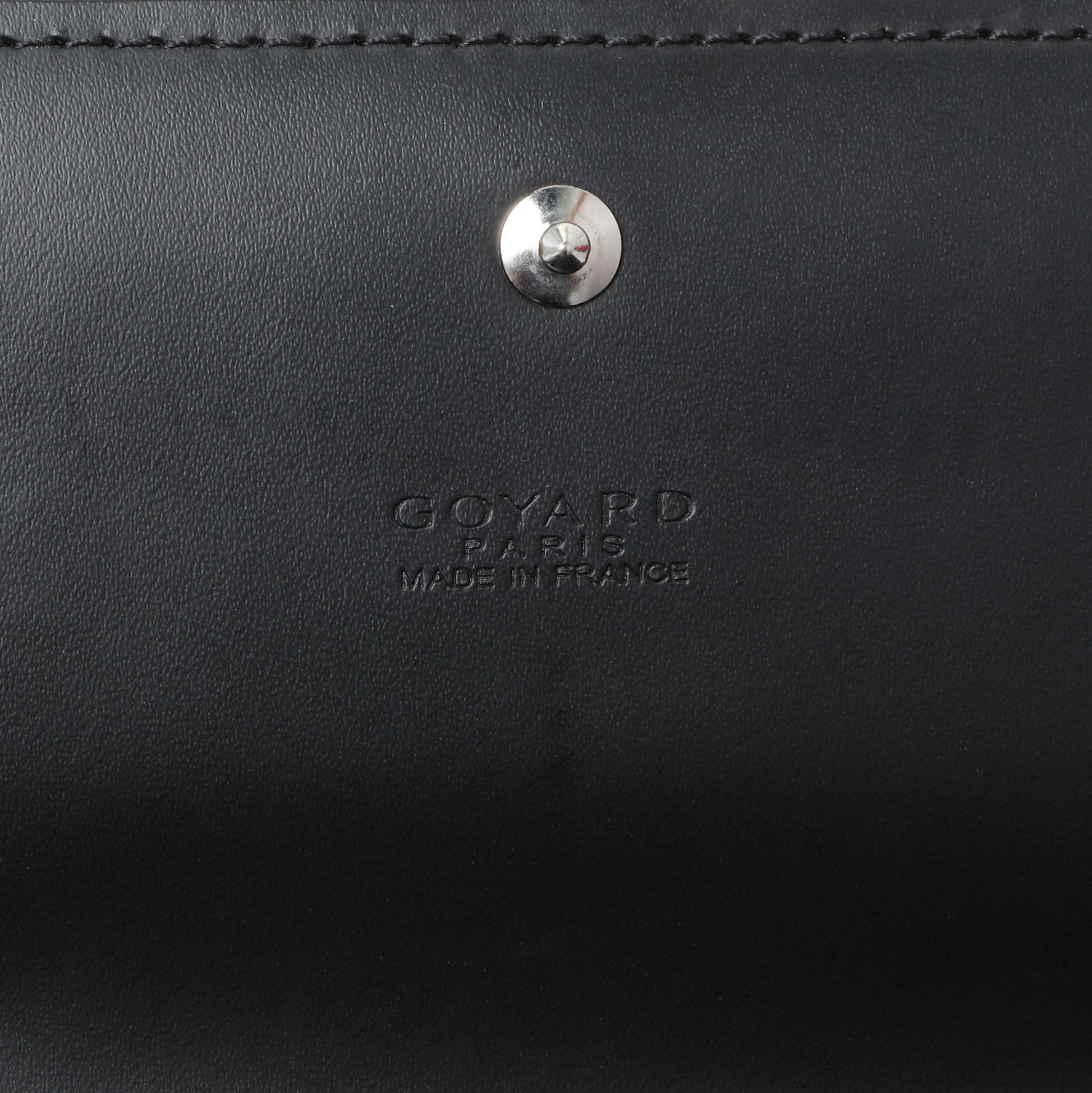 Exclusive Goyard Black Goyardine Varenne Continental Wallet — Alternate View 9