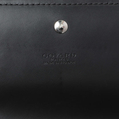 Exclusive Goyard Black Goyardine Varenne Continental Wallet — Alternate View 9