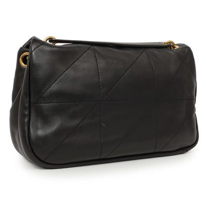 Exclusive Saint Laurent Black Lambskin Matelasse Monogram Small Jamie 4.3 — Side View