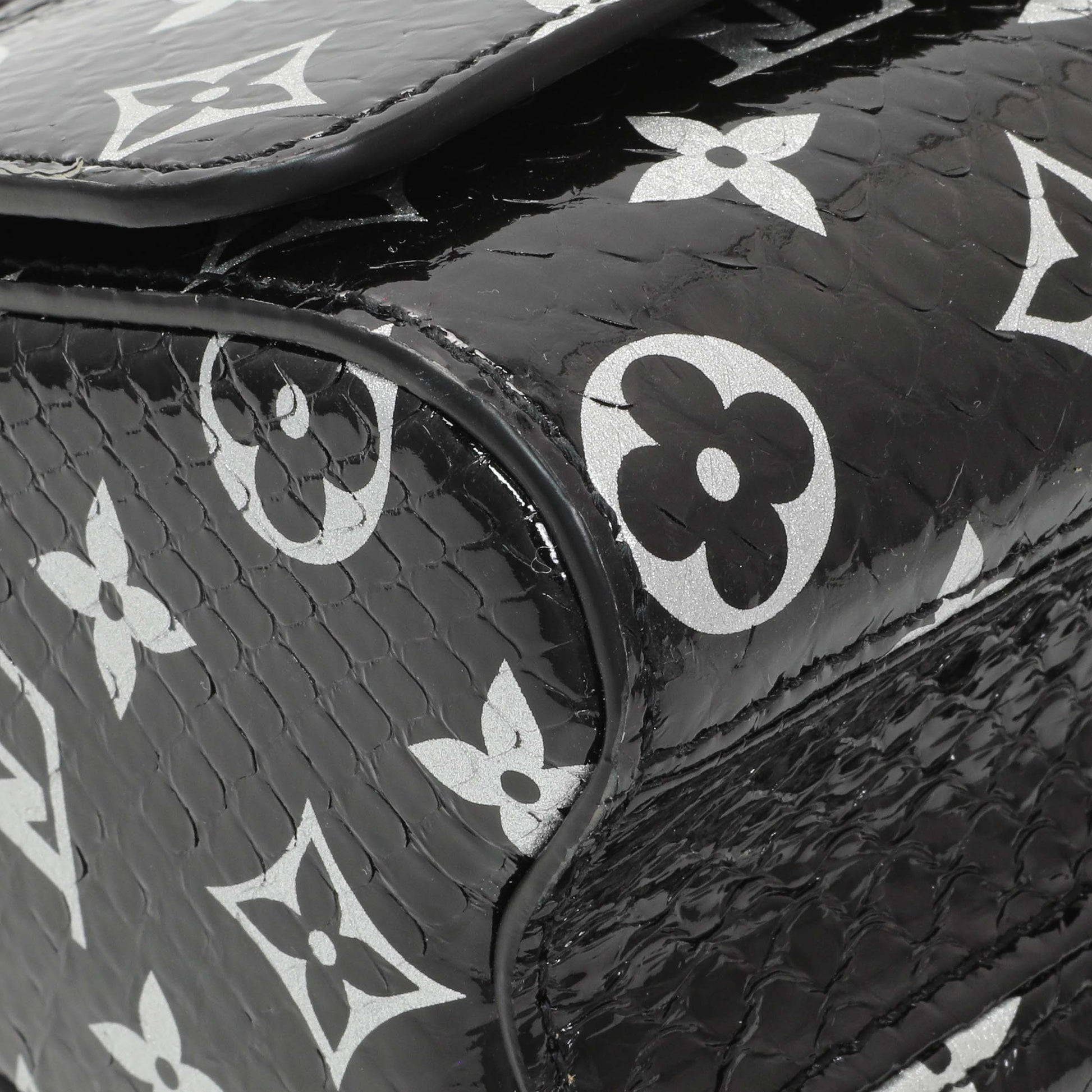 Exclusive Louis Vuitton Monogram Coated Python Twist PM — Detail View