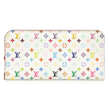 Exclusive Louis Vuitton White Monogram Multicolor Insolite Wallet — Front View