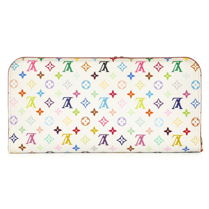 Exclusive Louis Vuitton White Monogram Multicolor Insolite Wallet — Side View