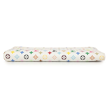 Exclusive Louis Vuitton White Monogram Multicolor Insolite Wallet — Back View