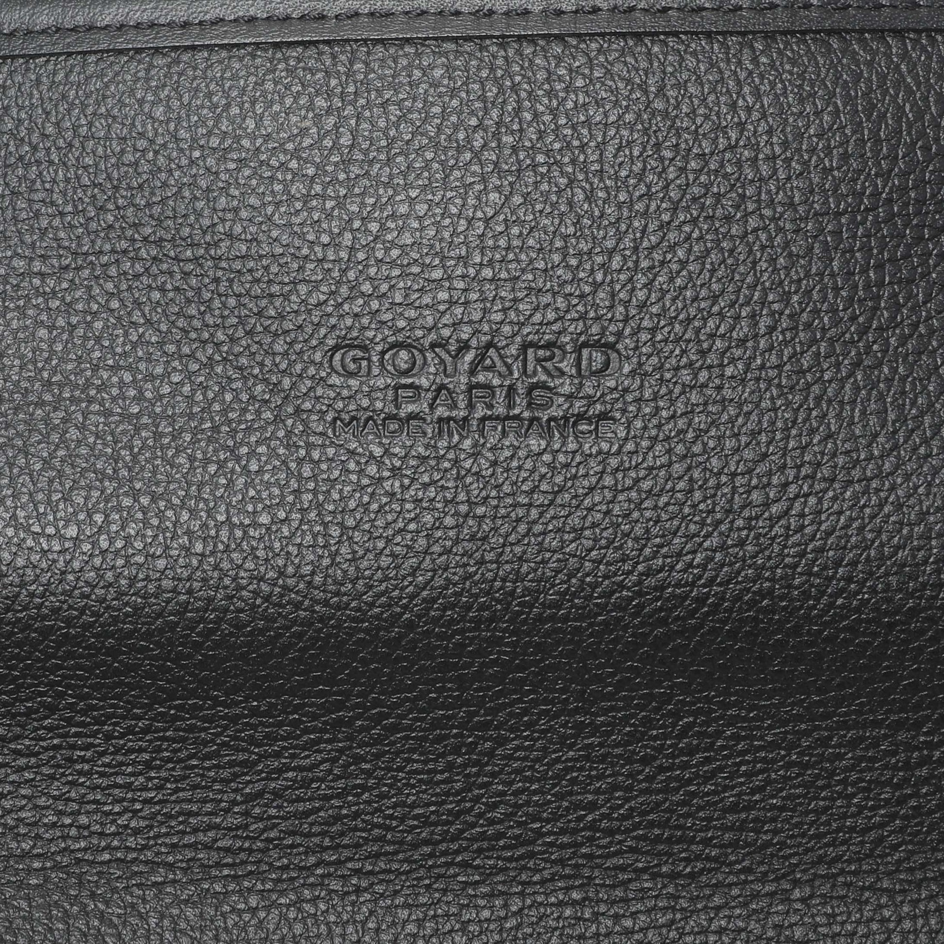 Exclusive Goyard Black Goyardine Saint Leger Soft Briefacase Backpack — Alternate View 12
