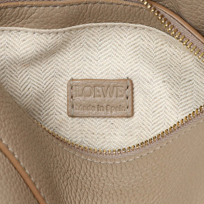 Exclusive Loewe Sand Grained Calfskin Mini Puzzle Bag — Detail View