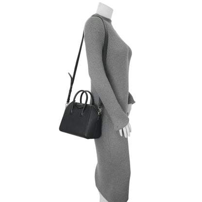 Exclusive Givenchy Black Sugar Goatskin Mini Antigona — Alternate View 11