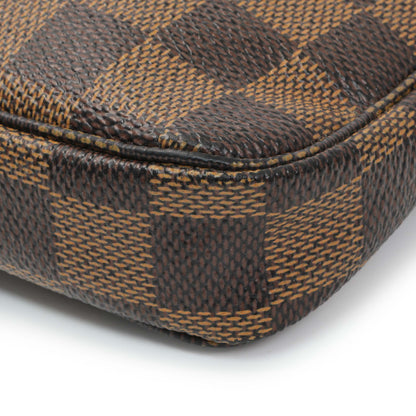 Exclusive Louis Vuitton Damier Ebene Trunks and Bags Mini Pochette Accessories — Detail View