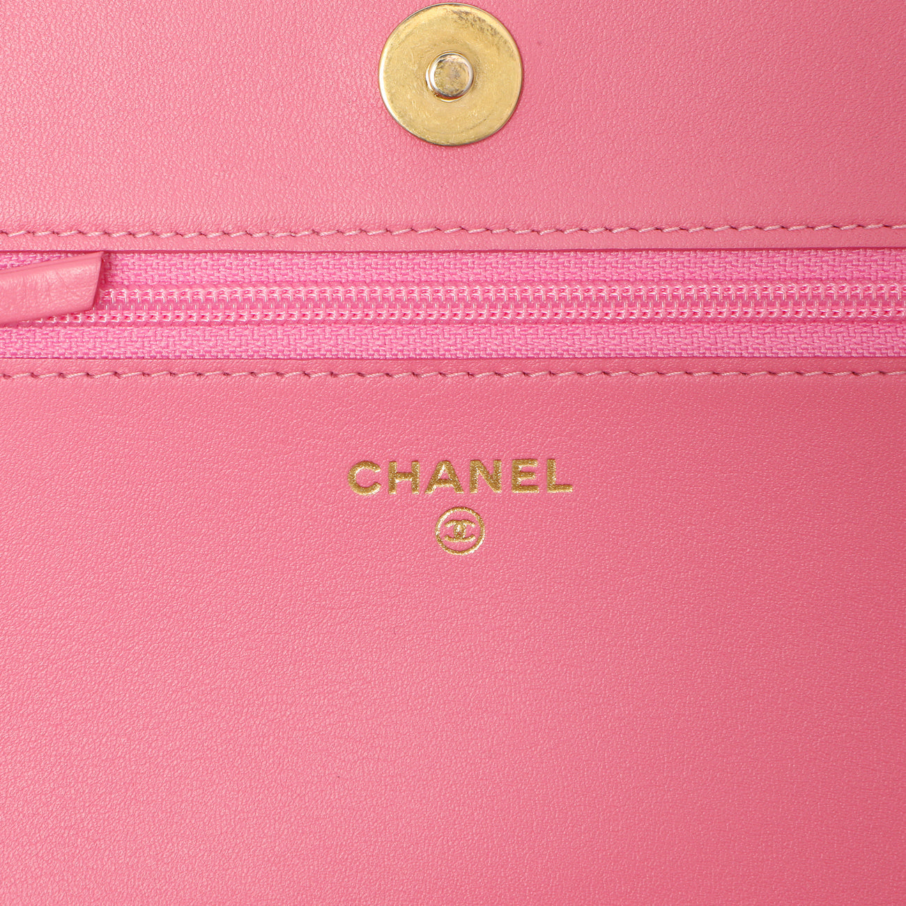 Exclusive Chanel Pink Quilted Calfskin Boy Wallet on Chain — Alternate View 9