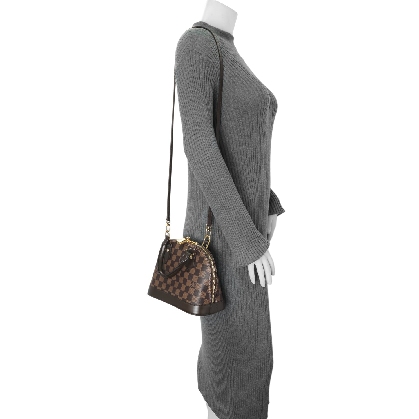 Exclusive Louis Vuitton Damier Ebene Alma BB — Lifestyle View