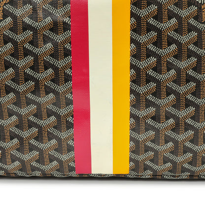 Exclusive Goyard Black Goyardine Saint Louis GM — Detail View