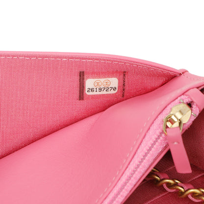 Exclusive Chanel Pink Quilted Calfskin Boy Wallet on Chain — Alternate View 11