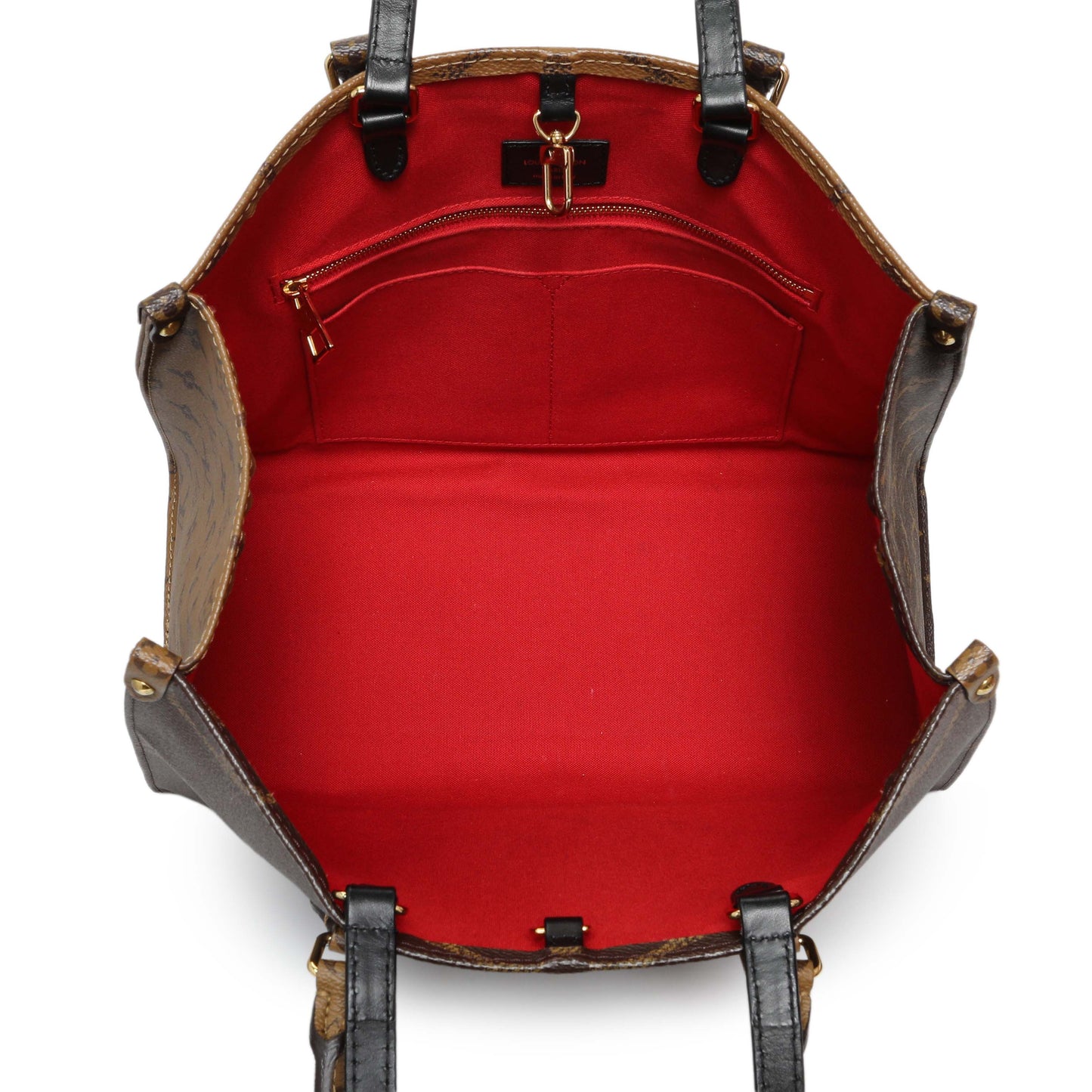 Exclusive Louis Vuitton Reverse Monogram Giant Onthego MM — Top View