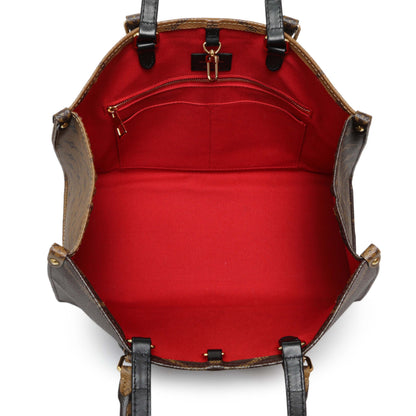 Exclusive Louis Vuitton Reverse Monogram Giant Onthego MM — Top View