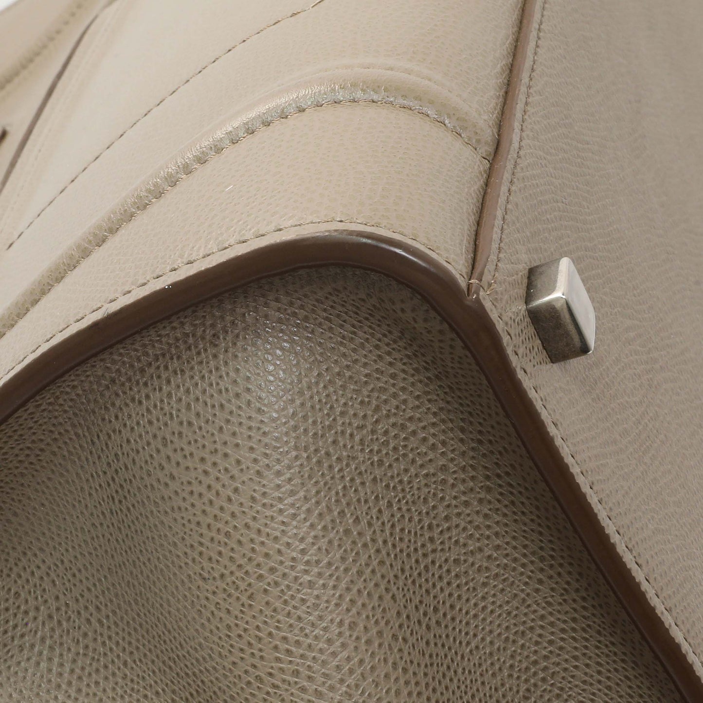 Exclusive Celine Beige Medium Phantom Luggage — Top View