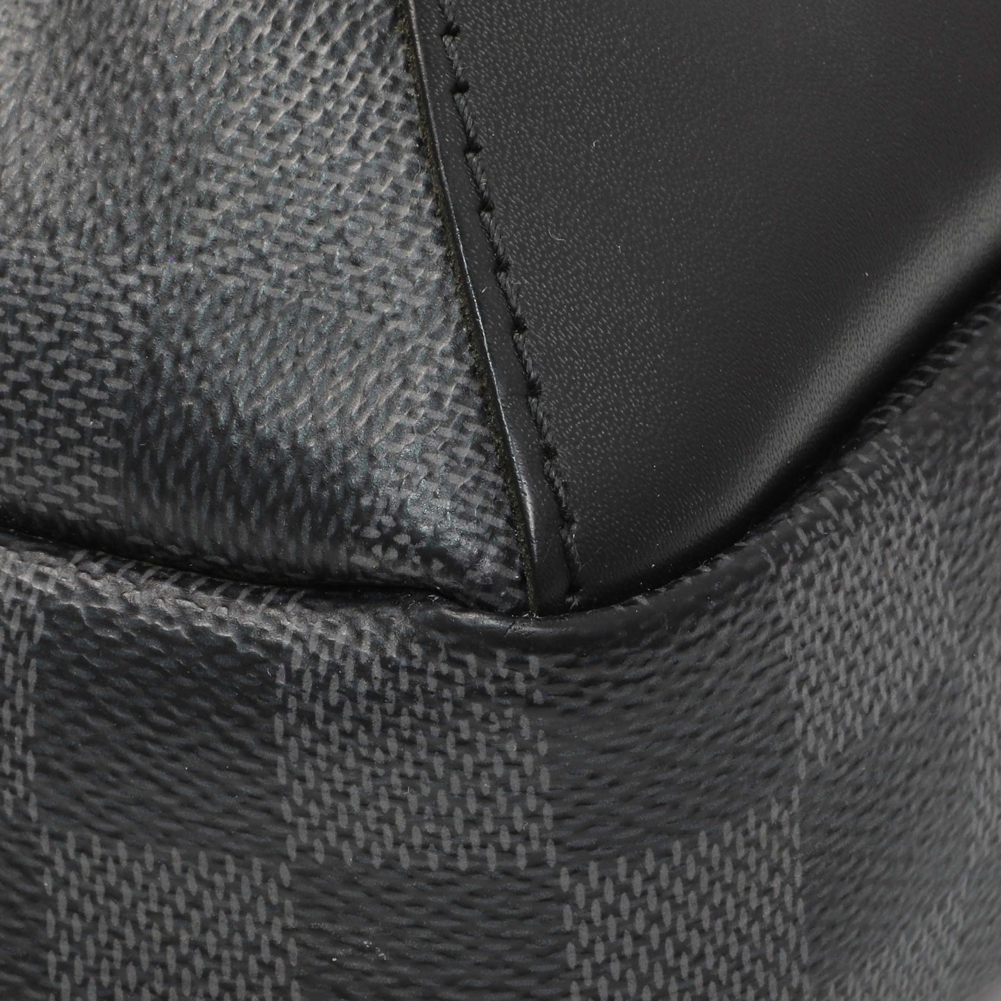 Exclusive Louis Vuitton Damier Graphite Avenue Sling — Top View