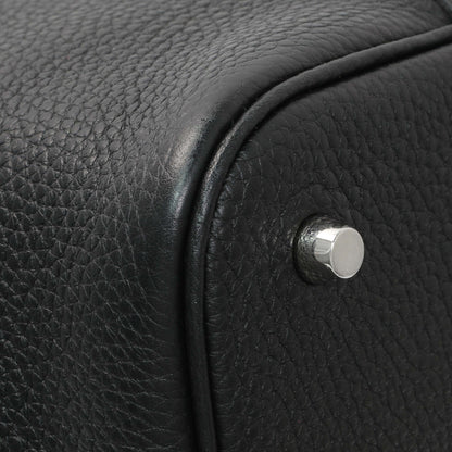 Exclusive Hermes Black Clemence Picotin 22 — Top View