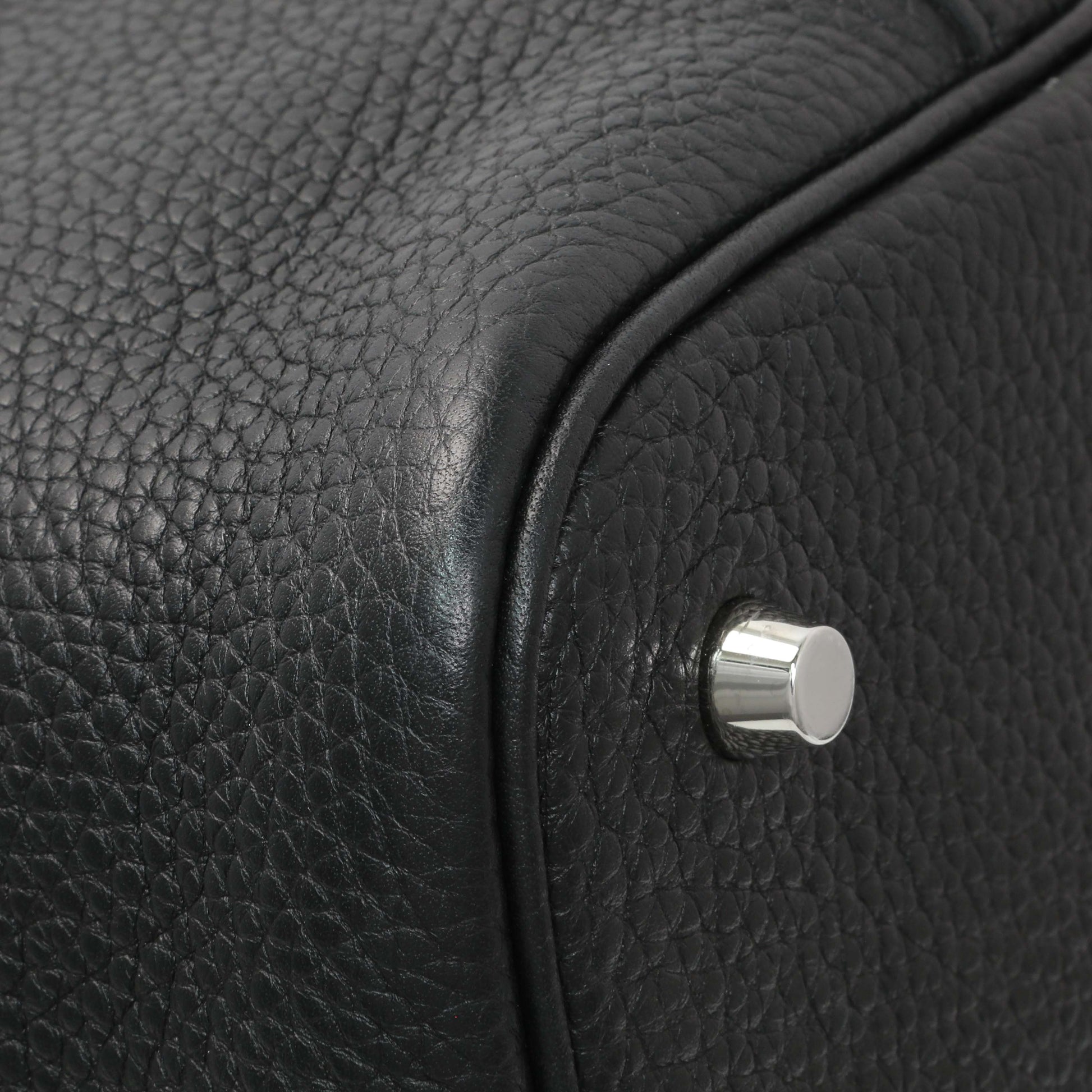 Exclusive Hermes Black Clemence Picotin 22 — Lifestyle View
