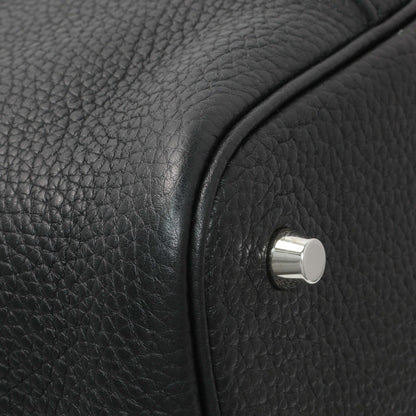 Exclusive Hermes Black Clemence Picotin 22 — Lifestyle View