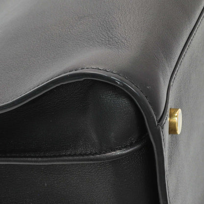 Exclusive Saint Laurent Black Calfskin Small Sac De Jour — Lifestyle View
