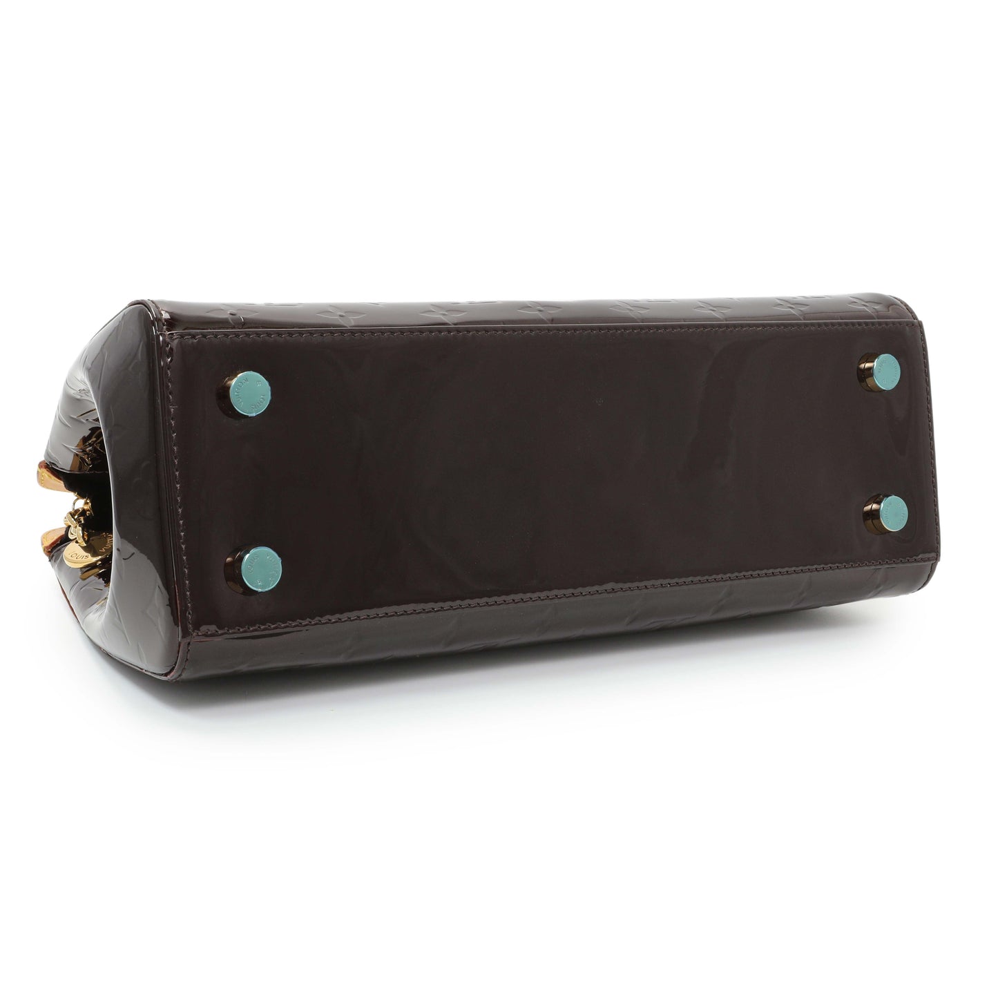 Exclusive Louis Vuitton Amarante Vernis Brea MM — Back View