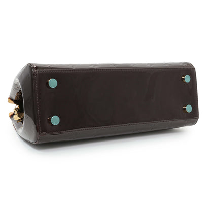 Exclusive Louis Vuitton Amarante Vernis Brea MM — Back View