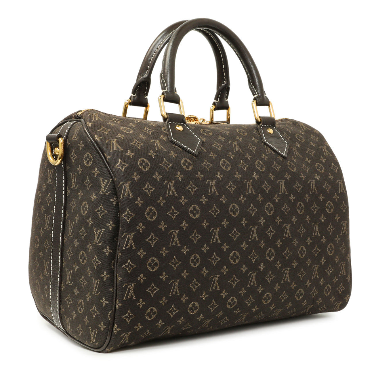 Exclusive Louis Vuitton Monogram Idylle Speedy Bandouliere 30 — Side View