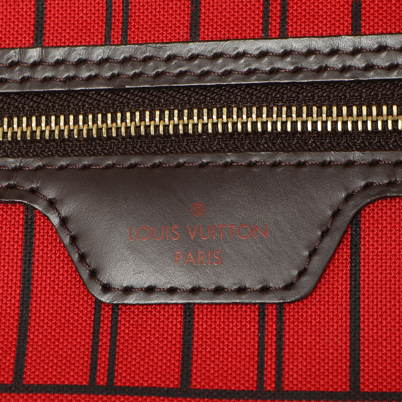 Exclusive Louis Vuitton Damier Ebene Neverfull MM — Alternate View 9