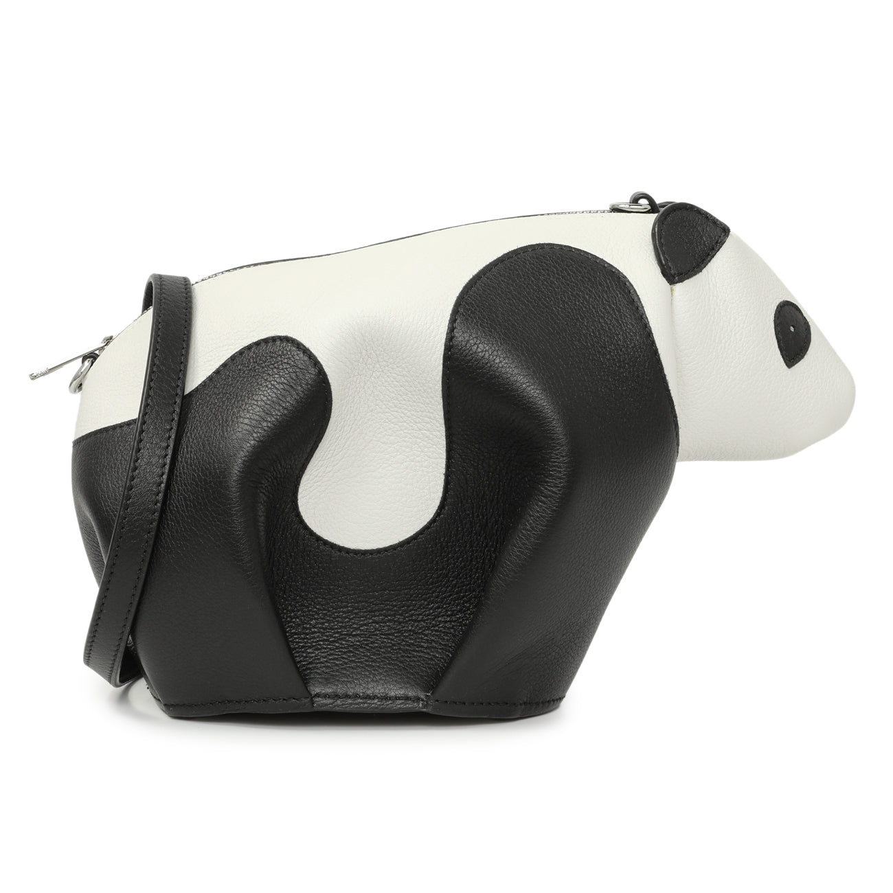 Exclusive Loewe Calfskin Panda Crossbody Bag — Side View