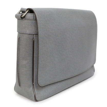 Exclusive Louis  Vuitton Glacier Taiga Roman MM — Back View