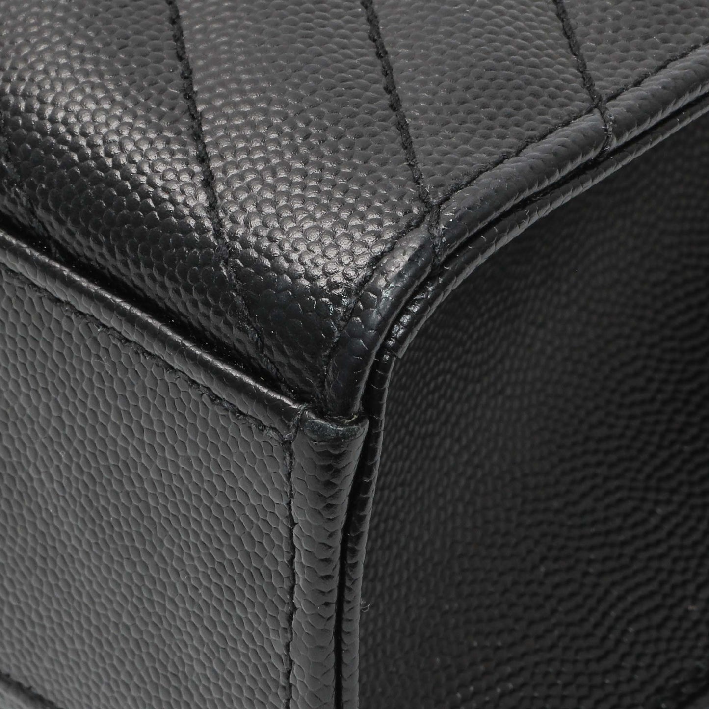 Exclusive Saint Laurent Grain De Poudre Mixed Matelasse Large Triquilt Monogram Satchel — Alternate View 7