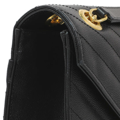 Exclusive Saint Laurent Grain De Poudre Mixed Matelasse Large Triquilt Monogram Satchel — Alternate View 11