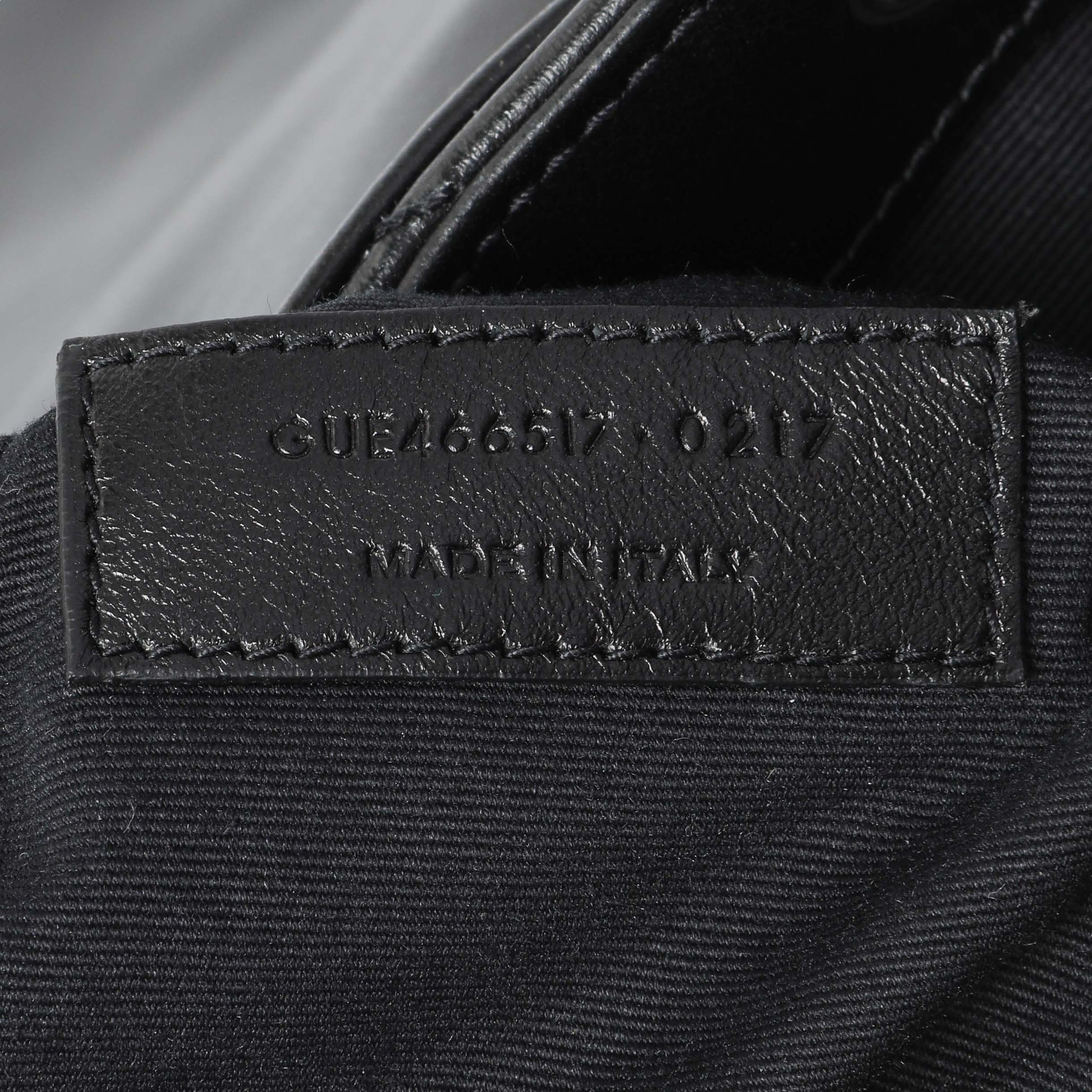 Exclusive Saint Laurent Black Calfskin Y Quilted Monogram Medium Loulou Backpack — Alternate View 10