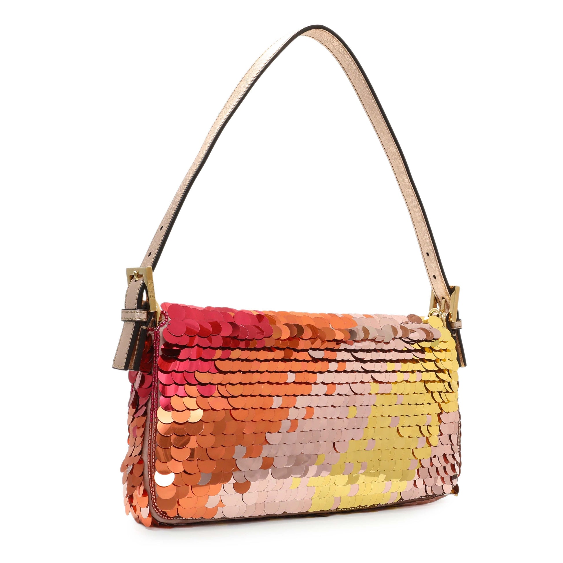 Exclusive Fendi Multicolor Sequin Baguette — Side View