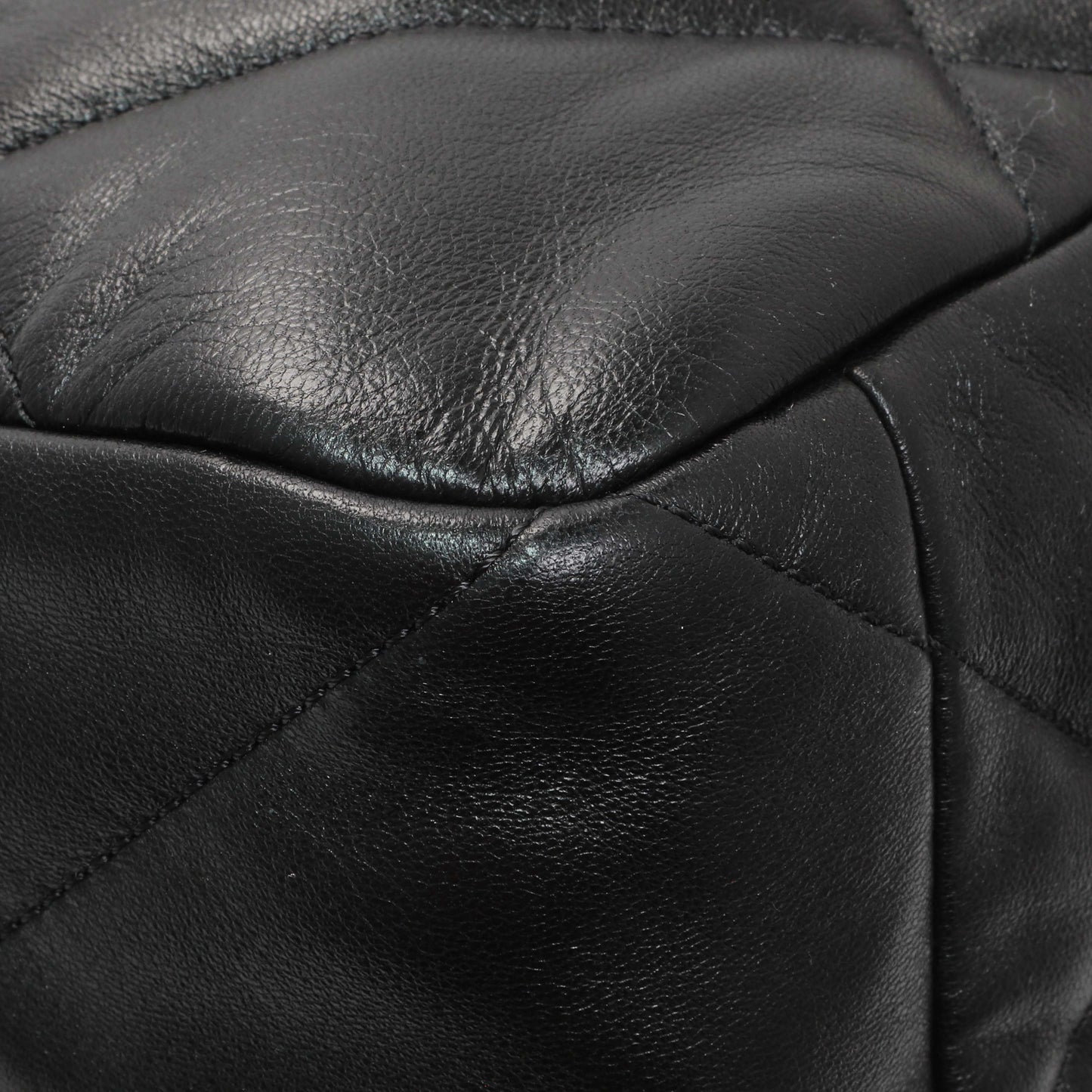 Exclusive Chanel Black Lambskin Quilted Maxi Chanel 19 Flap — Lifestyle View