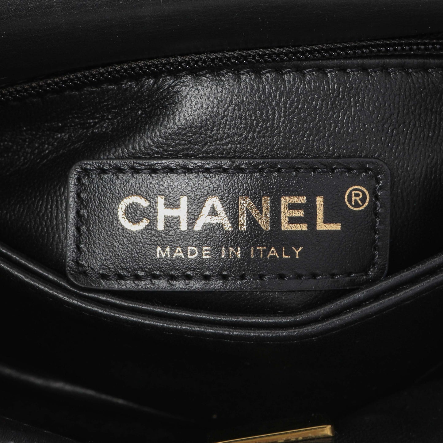 Exclusive Chanel Black Quilted Goatskin Extra Mini Coco Handle Flap — Alternate View 9