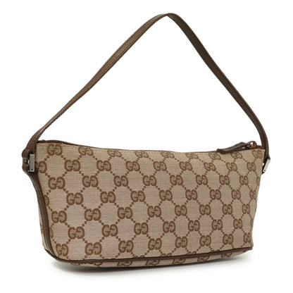 Exclusive Gucci Monogram Canvas Boat Pochette — Side View