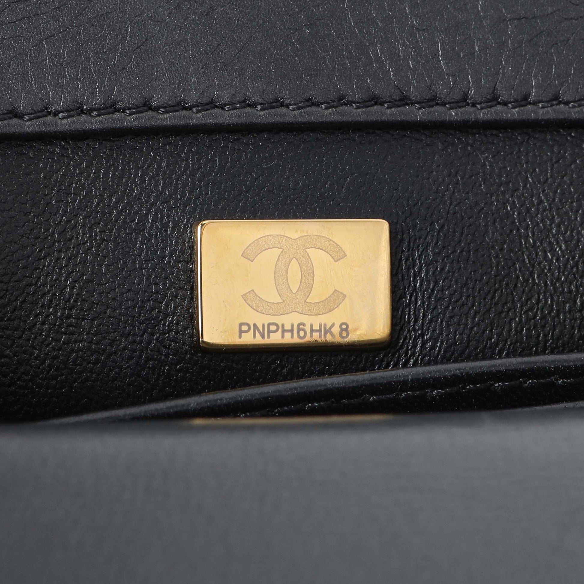 Exclusive Chanel Black Quilted Goatskin Extra Mini Coco Handle Flap — Alternate View 10