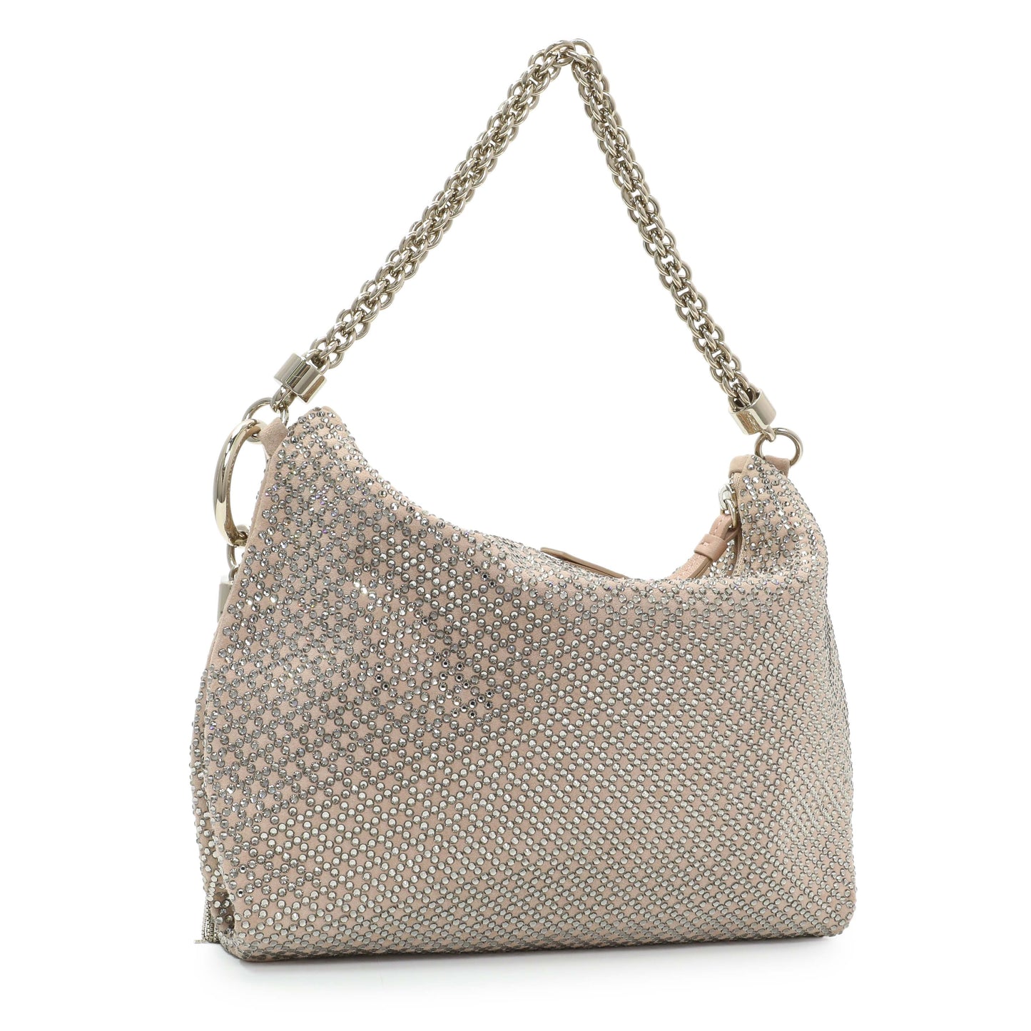Exclusive Jimmy Choo Crystal Callie Tassel Shoulder Bag — Side View