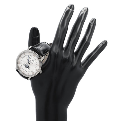 Exclusive Blancpain Stainless Steel Villeret Quantieme Complet 6654a-1127-55b — Lifestyle View