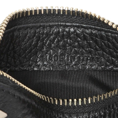 Exclusive Valentino Black Calfskin Rockstud Zipped Card Holder — Lifestyle View