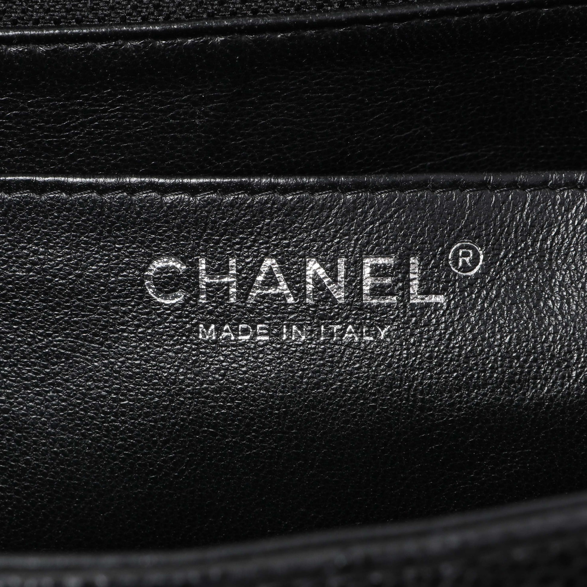 Exclusive Chanel Black Quilted Caviar Maxi Single Flap — Alternate View 9