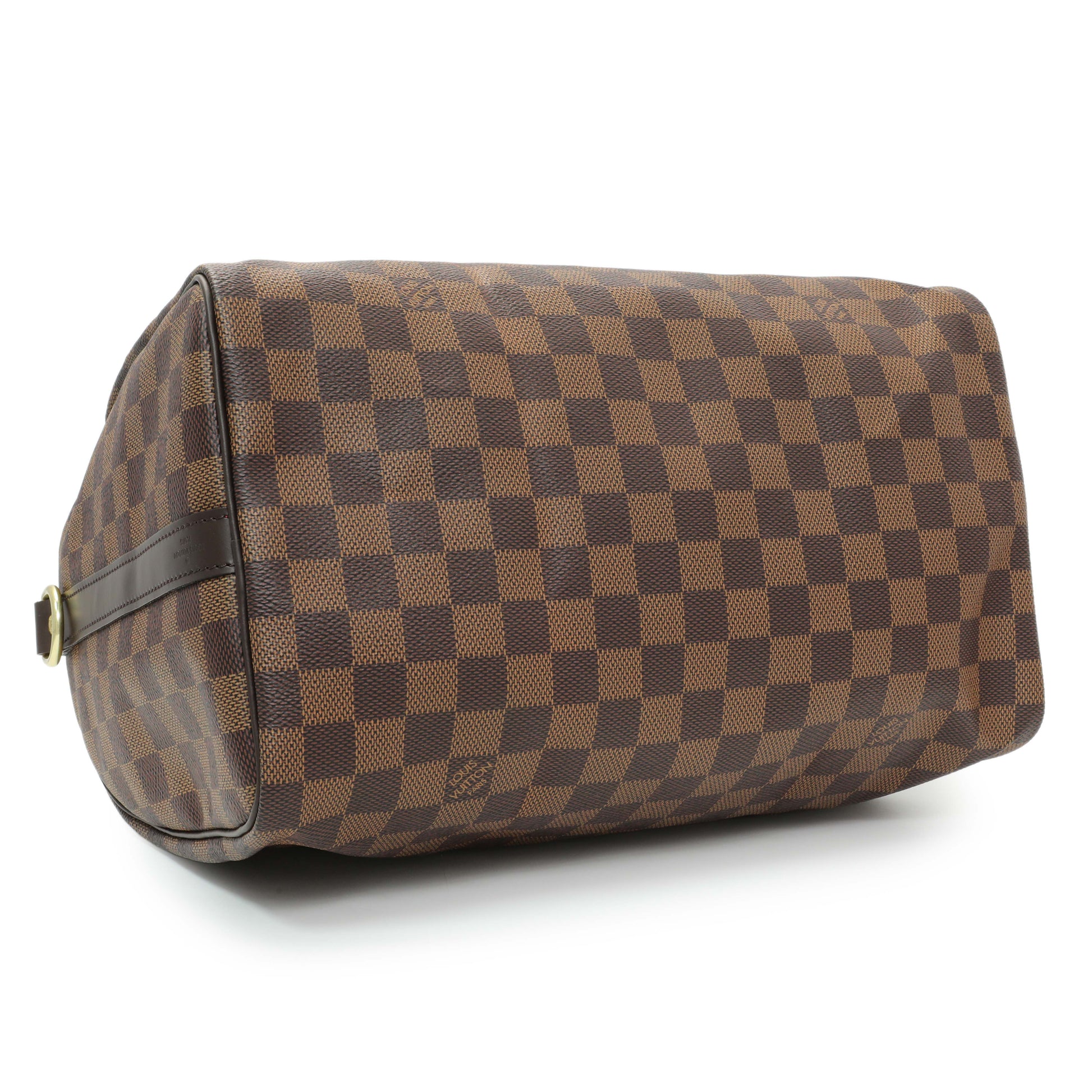 Exclusive Louis Vuitton Damier Ebene Speedy 30 Bandouliere — Back View