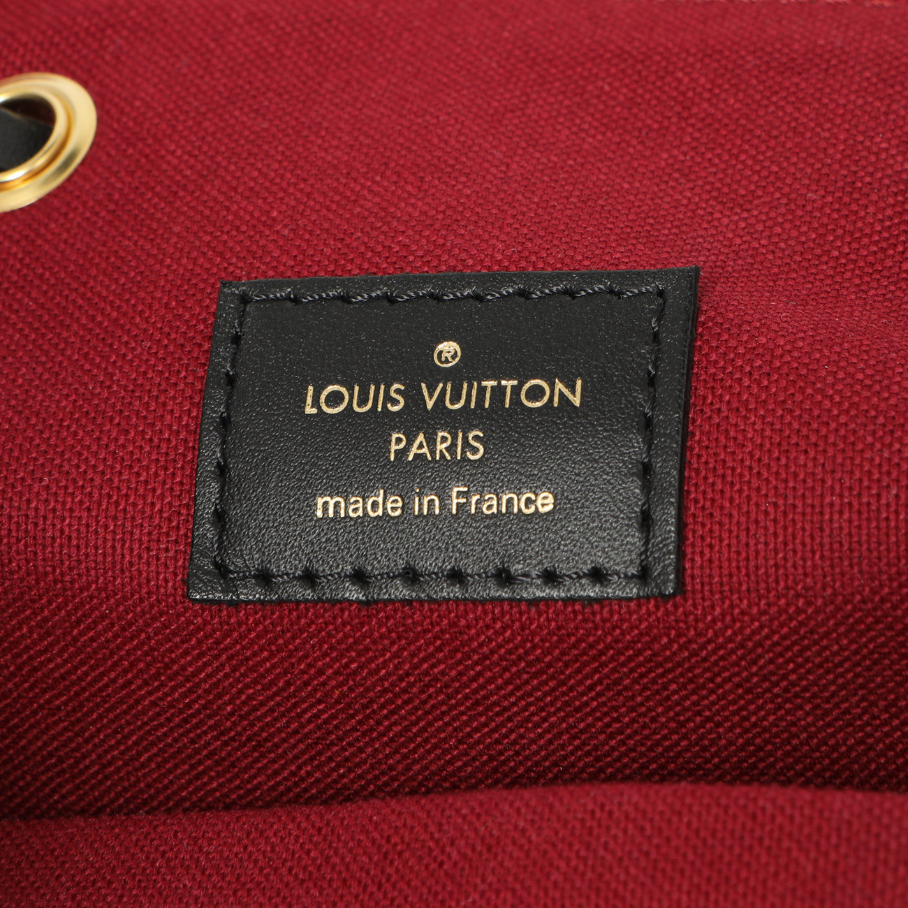 Exclusive Louis Vuitton Black Monogram Montsouris PM — Detail View